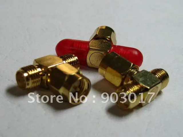 SMA радиочастотный коаксиальный разъем типа T с двумя разъемами 6 шт. в партии |