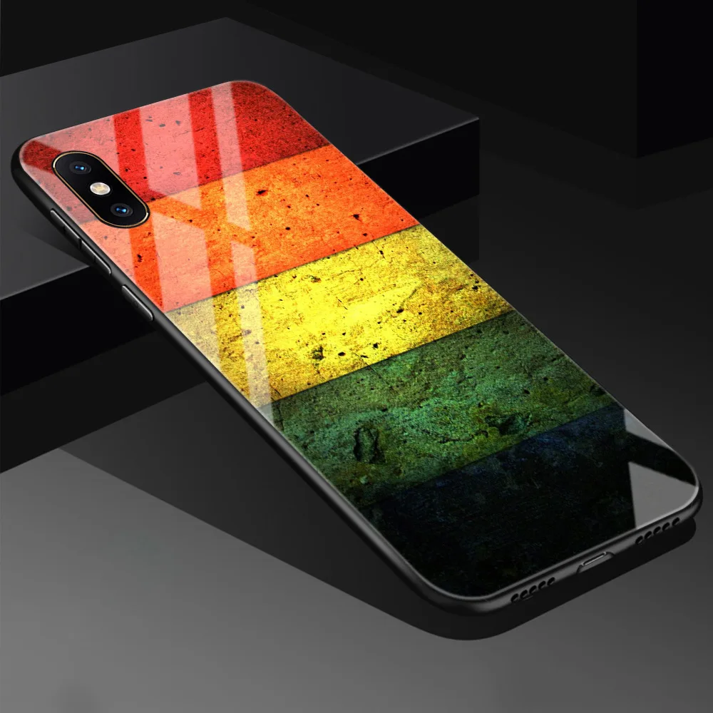 01902 Чехол Finder для Xiaomi mi x 2s Чехол из закаленного стекла твердая задняя крышка красочные полосы для Xiaomi mi 8 9 SE lite mi x 2 2s 3 Max 3 - Цвет: 01902