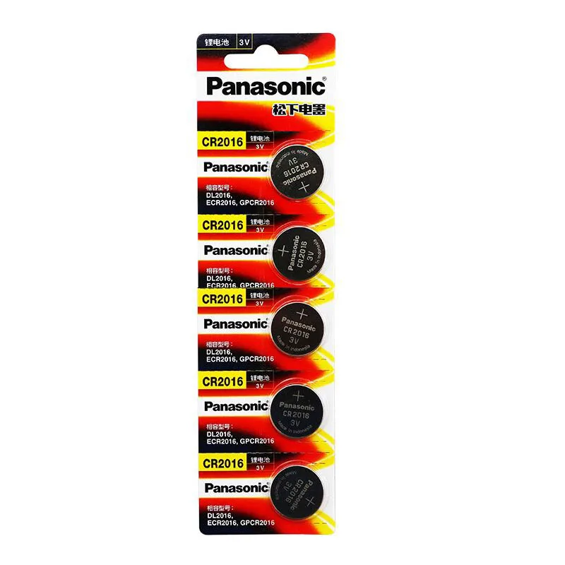 10 шт. аккумулятор для PANASONIC cr2016 3v кнопочные батарейки для часов компьютера cr