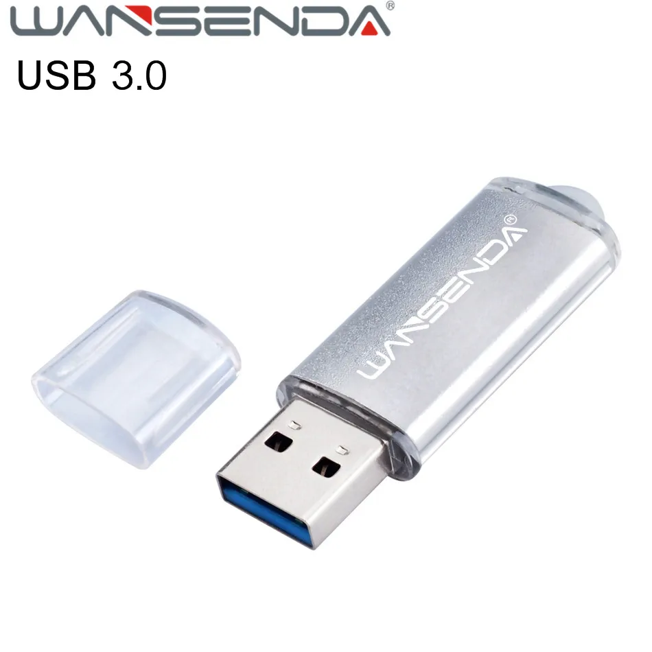 Белый USB флеш-накопитель WANSENDA 3,0, 256 ГБ, 128 ГБ, 64 ГБ, 32 ГБ, флеш-накопитель, мини USB флешка, 16 ГБ, 8 ГБ, карта памяти, 4 Гб, флешка - Цвет: Белый