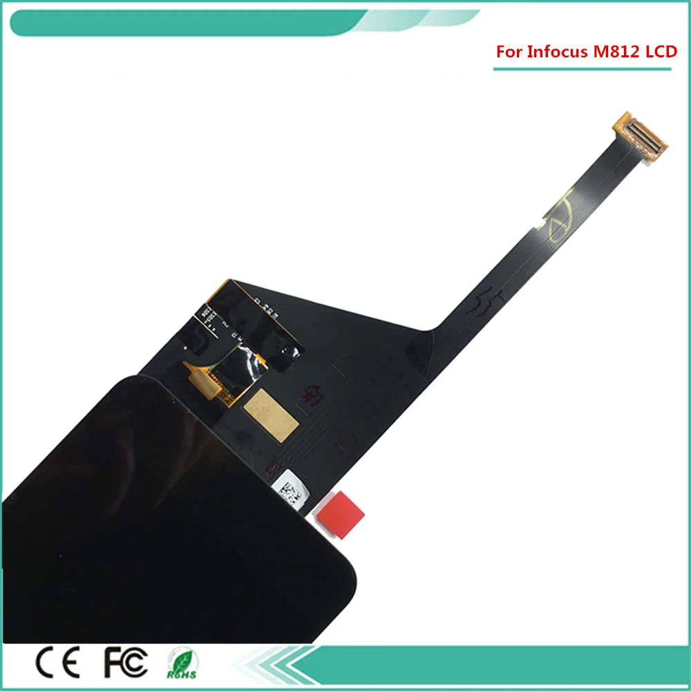 original Quality For Infocus M812 LCD Display Screen And Touch Assembly Replacement Part Black Color with 3m tape |
