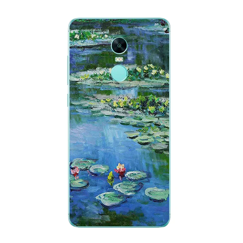 6376 07 Для Xiaomi Redmi Note 3/Redmi Note 4X 5A Phone случай для Redmi Примечание 4/Pro Shell для Redmi Note 2 дизайн «масляная живопись» окрашенный - Цвет: 6376 07