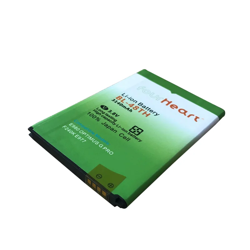 Оригинальный аккумулятор для телефона 3140 mah BL-48TH Батарея LG E940 E977 F-240K F-240S Optimus G Pro E980