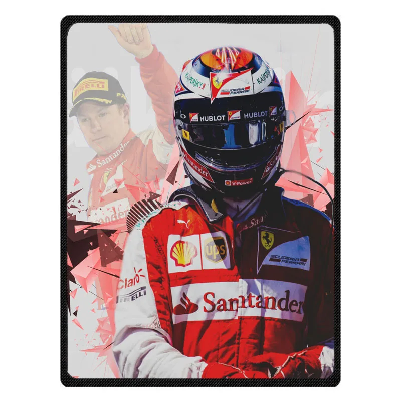 Новые Kimi Raikkonen Детские летние одеяла Aircon мягкие толстые фланелевые флисовые