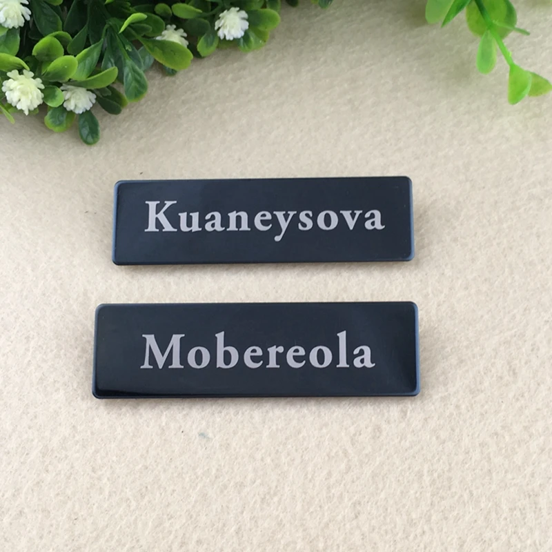 14 шт. лазерный Магнитный значок с металлической пластиной из нержавеющей стали 70