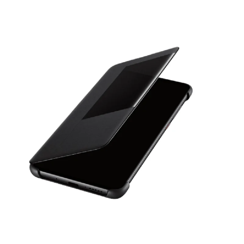 100% оригинал huawei умный чехол с окошком флип кожаный для телефона Voor Mate20