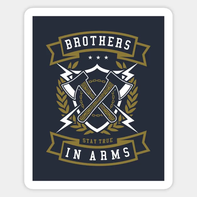 Серия Brothers in Arms 1 шт. стикер для ноутбука мотоцикла скейтборда|Наклейки