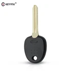 KEYYOU Uncut Key Blank для Hyundai акцентная Соната NF Elantra замена корпуса автомобильного транспондера без чипа с левой платформой