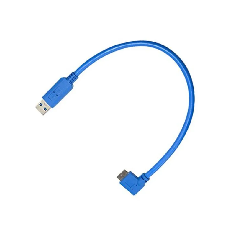 LBSC 30 см USB 3 0 A штекер Micro B 10 Pin 90 градусов прямоугольный короткий кабель|usb 3.0 usb 3.0|plug