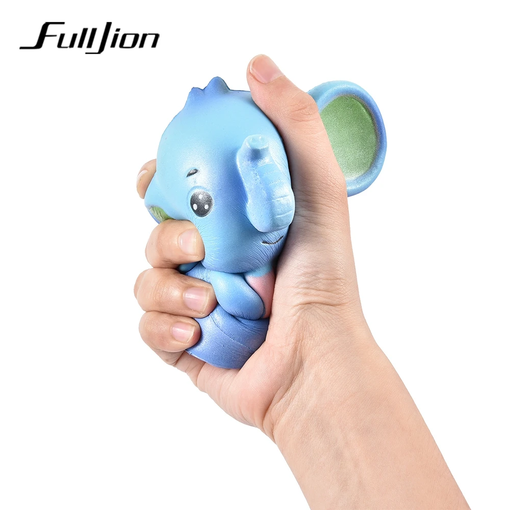 Fulljion развлечения Jumbo Squishy слон Squish Новинка кляп игрушка для детей снятие стресса