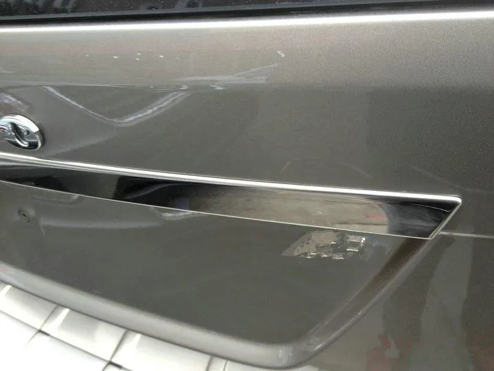 Стайлинг автомобиля подходит для VOLVO XC60 2009-2014 хромированная Задняя Крышка