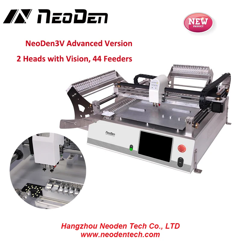 Новый NeoDen3V электронный сборки машины Малый SMT захвата и установки для chip mounter|machine