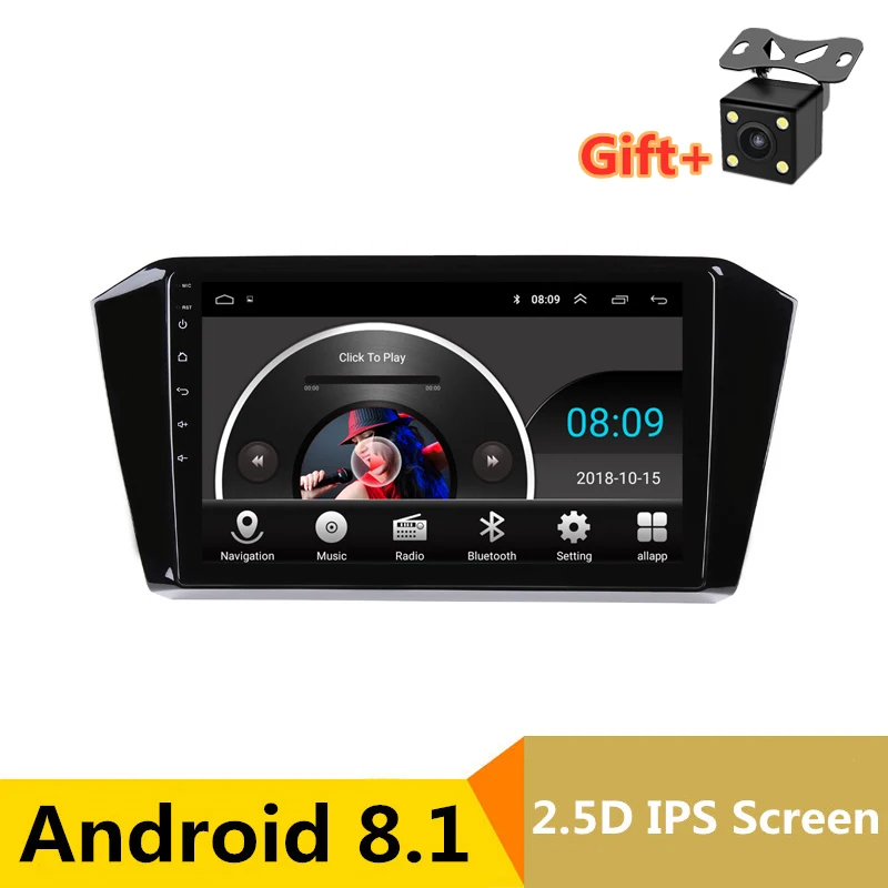 10 1 &quot2.5D IPS Android 8 автомобильный DVD видео плеер для VW Magotan Passat B8 2015 2016 2017 2018 радио GPS