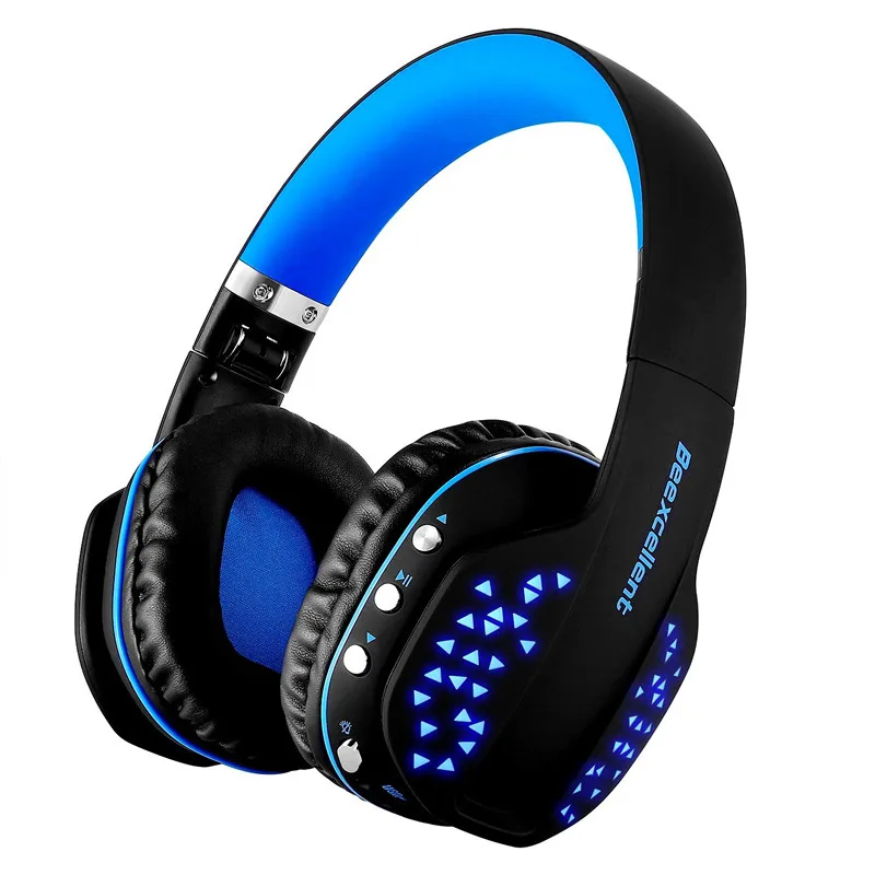 Beexcellent Q2 Беспроводной Bluetooth складные наушники HiFi стереогарнитура с микрофоном