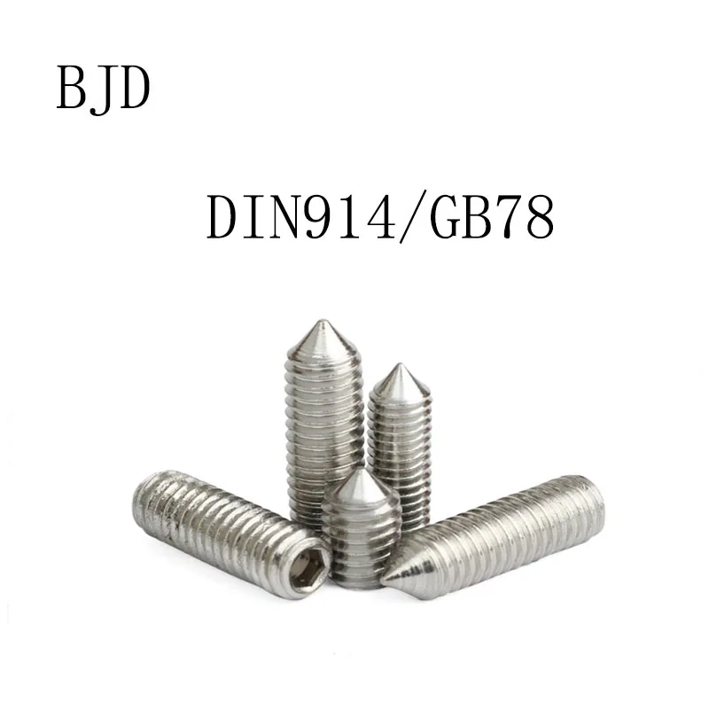 20 шт. M10 10 мм болты DIN914/GB78 фиксированный винт 304 нержавеющая сталь шесть углов