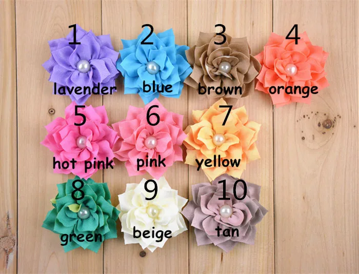 50 шт./Лот цветок из ткани для девочек шт.|fabric flowers|flowers artificialfabric lotus flower |