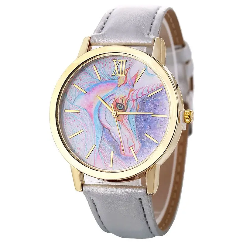 Женские наручные часы с милым рисунком животных элегантные винтажным принтом