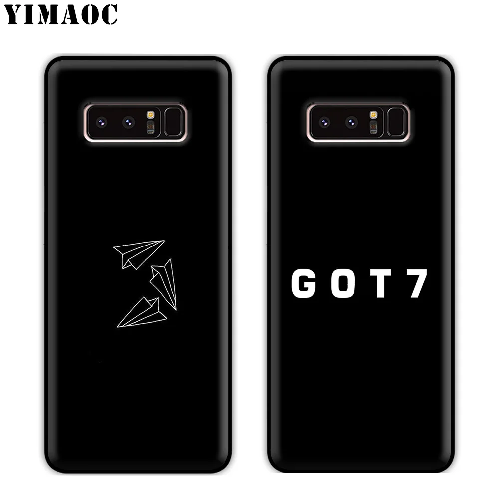 Yimaoc GOT7 диапазонах K поп Мягкий силиконовый чехол для samsung Galaxy Note 10 плюс 9 8 A9 A8 A6 2018 A5