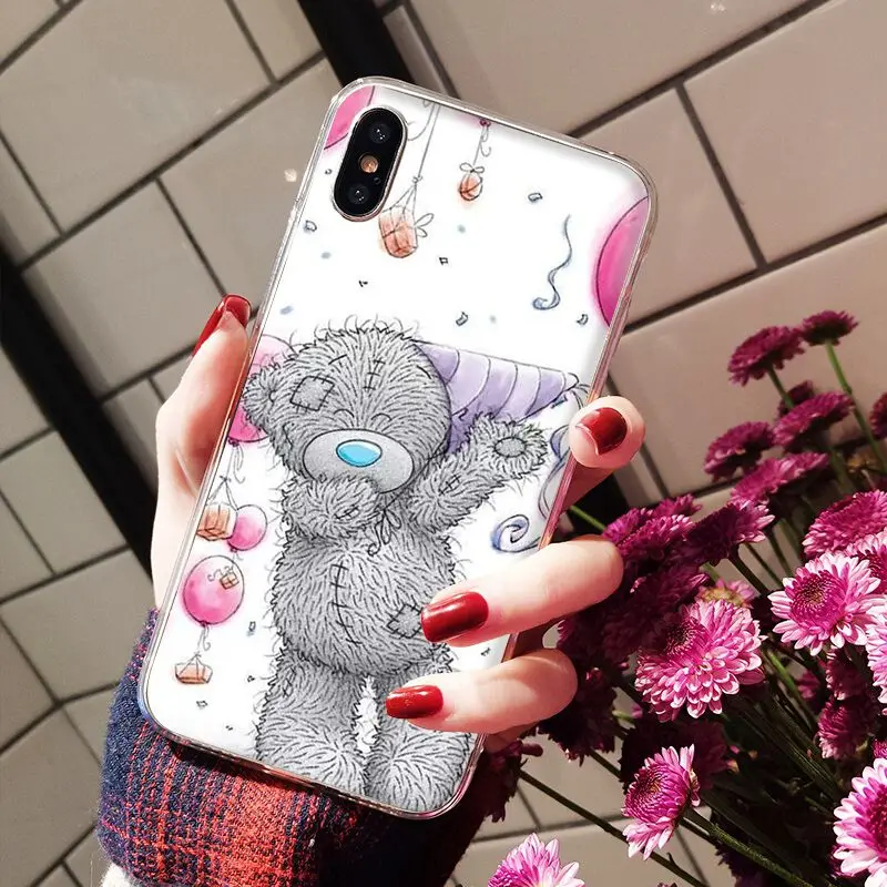 A13 Babaite Tatty Teddy Bear Me To You Мягкий силиконовый прозрачный чехол для телефона для iPhone X XS MAX 6 6s 7 7plus 8 8Plus 5 5S SE XR - Цвет: A13