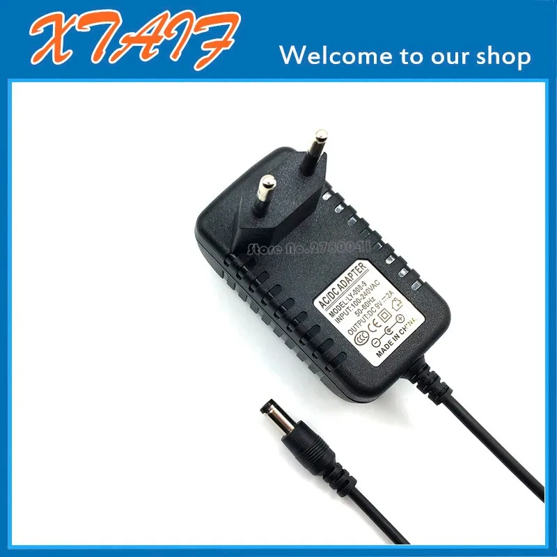 universal New 5.5x2.1mm-2.5mm EU/US Plug 9V 2A DC Adapter Charger Power Supply For Wireless Router Switches Security Cameras