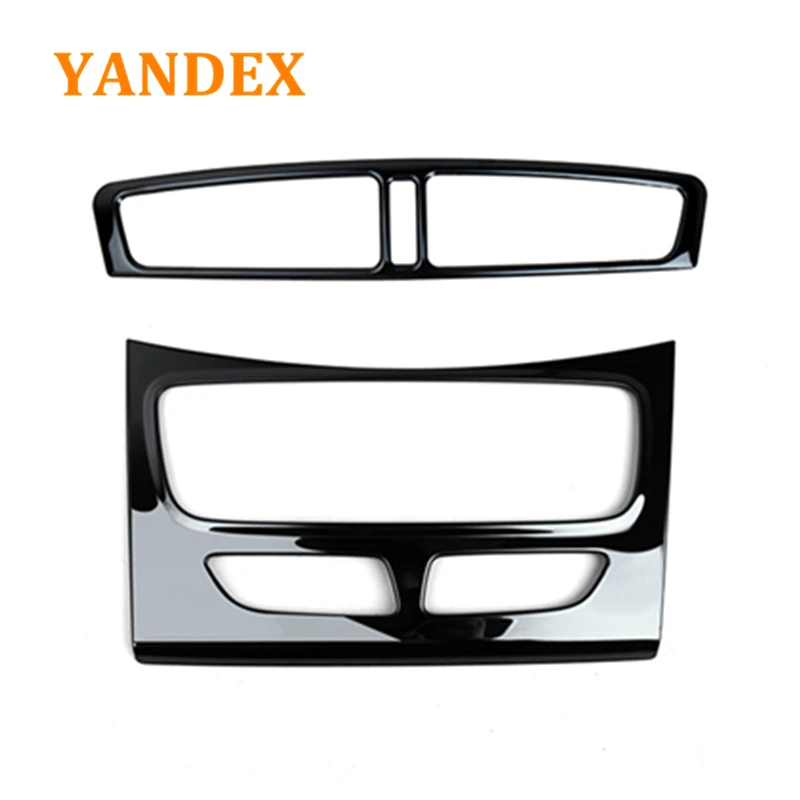 Центральный кондиционер воздуха панель отделка из нержавеющей стали 2 шт для Ford