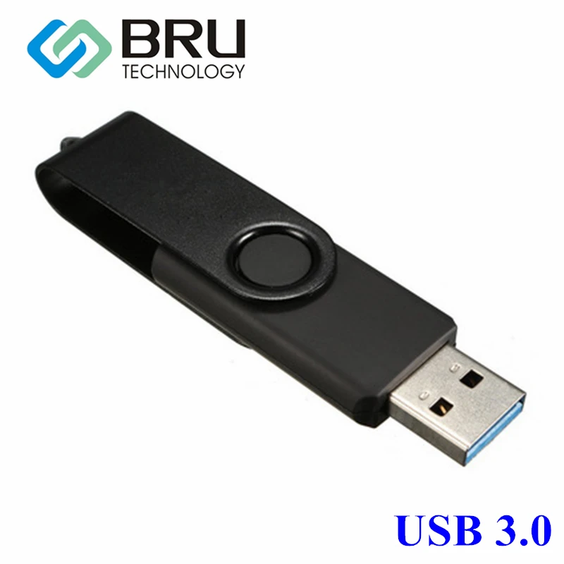 BRU USB3.0 флэш накопитель 8GB16GB32GB64GB Hign скоростной флеш поворотный металлический