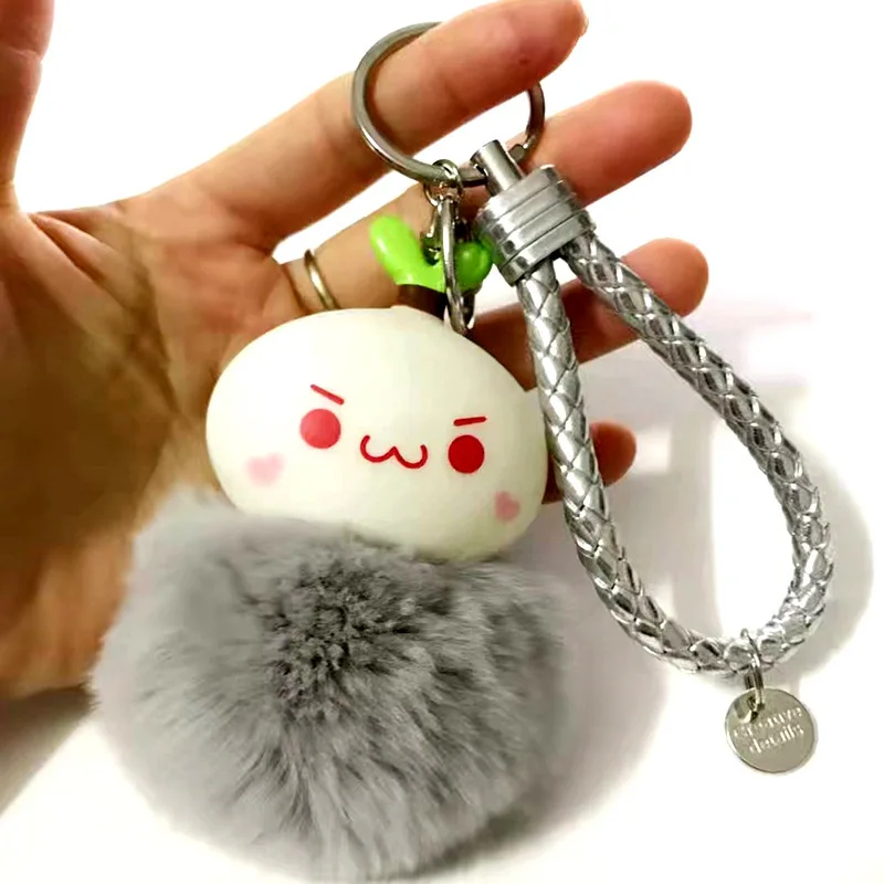 Pom рисунок Hello Kitty помпоном аниме свинья брелок прекрасный мультфильм мешок висит