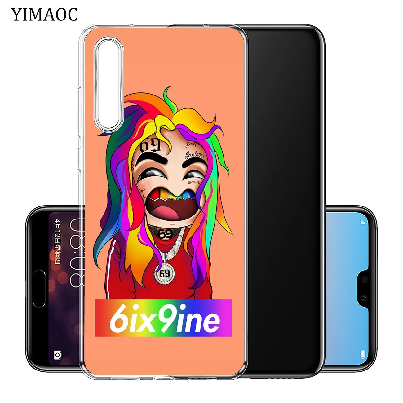 YIMAOC хоп рэппер Tekashi 69 6ix9ine тонкий мягкий чехол для Huawei Y7 Y6 Y9 Prime 2018 Honor 20 10 8 8C 8X 9X 9 Lite 7X