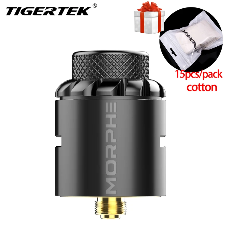 100% Оригинальные vape Tigertek Morphe RDA 24 5 мм электронная сигарета двойной пост колода