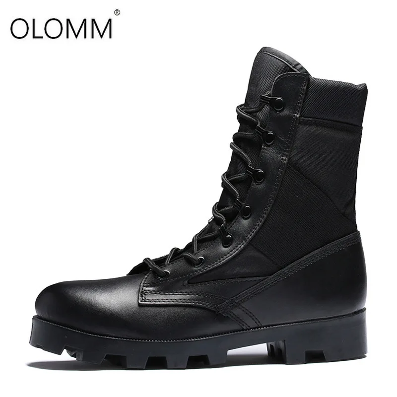 

Winter Military Genuine Leather Boots for Men Combat Bot Infantry Tactical Boots Askeri Bot Army Bots Army Shoes Erkek Ayakkabi