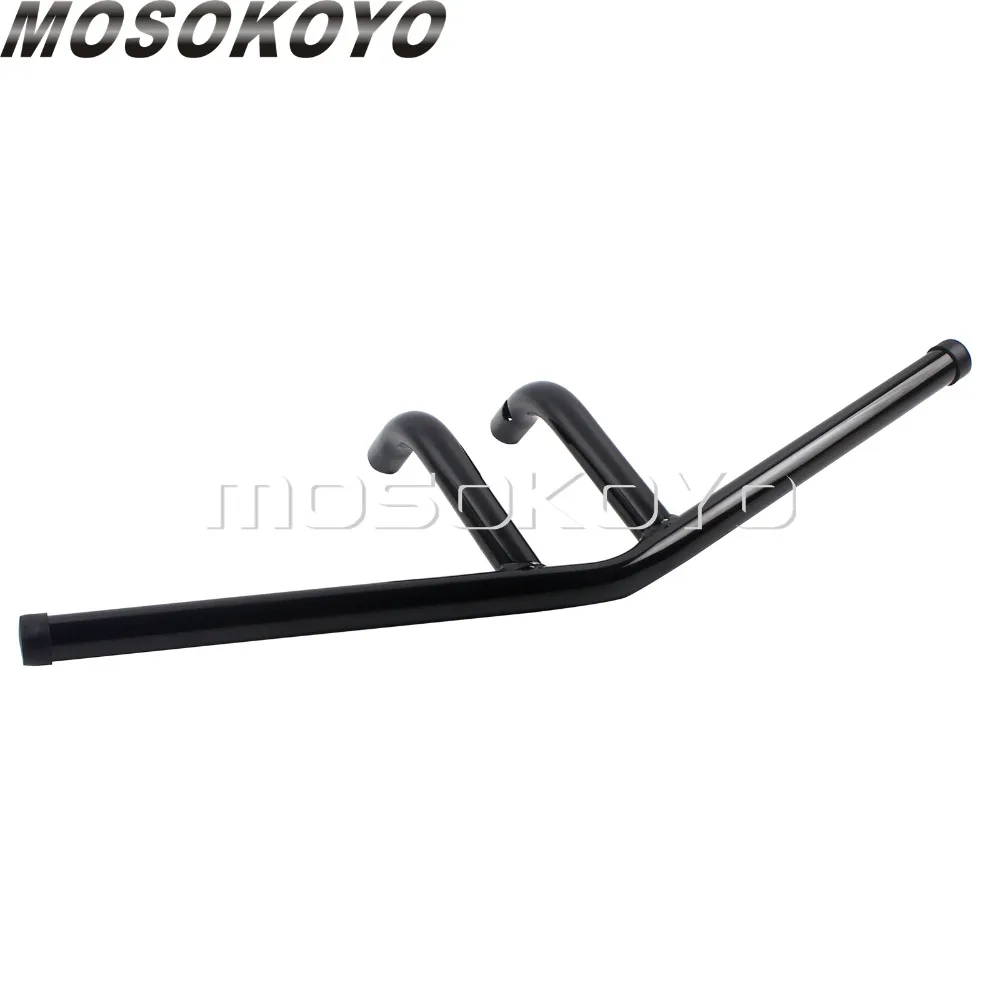Мотоциклетный глянцевый Black 1 "Руль 25 мм 6" Rise T Bar для Harley Cafe Racer Chopper Bobber XS650