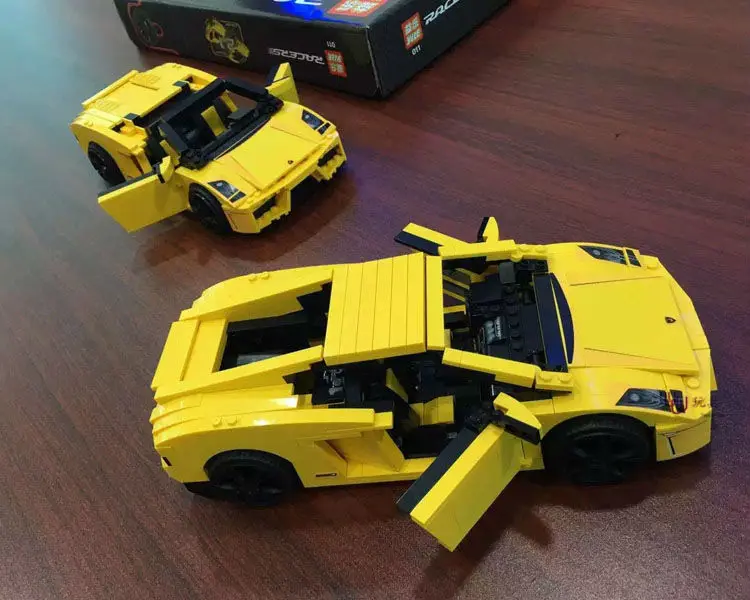 Конструктор 011 Gallardo LP 560 4 1069 технические блоки 8169 экшн фигурки наклейки