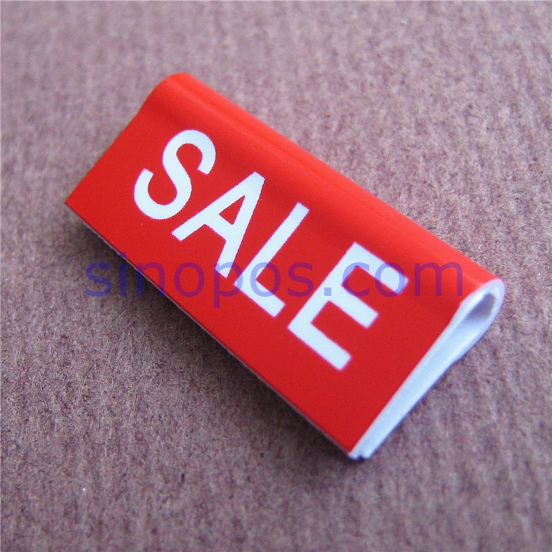 Пластиковая распродажа бирок-зажимов 25 мм обувные джинсы этикетки для