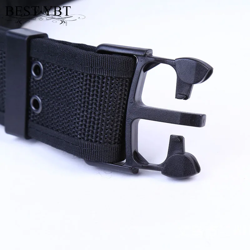 

Best YBT Unisex Belt Belts Nylon Plastic Insert buckle Women Belt Outdoor Sports Camping Army Tactical High Quality Men Belt