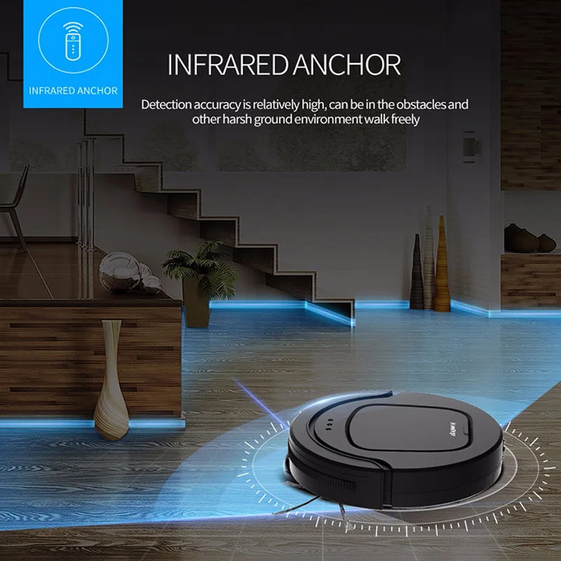 ISWEEP S550 робот пылесос с Mopping ткань 1000 PA автоматически зарядки сухой Self заряд мокрой