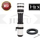JINTU 420-800 мм HD телефото зум Ручной объектив F8,3-F16 + T2 адаптер для Canon Nikon SLR Pentax Sony NEX M43 камера Белый