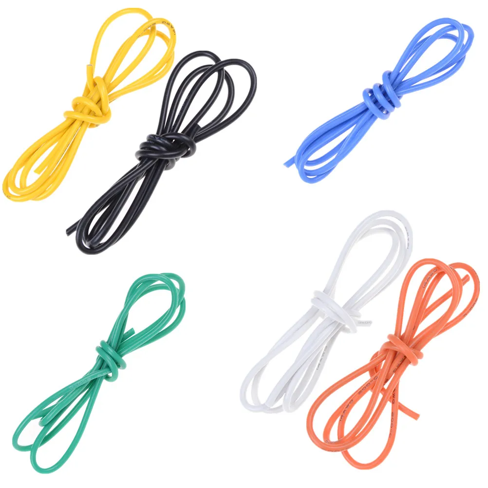 2017 Hot 1M Gauge 14 AWG Silicone Rubber Wire Cable Flexible | Игрушки и хобби