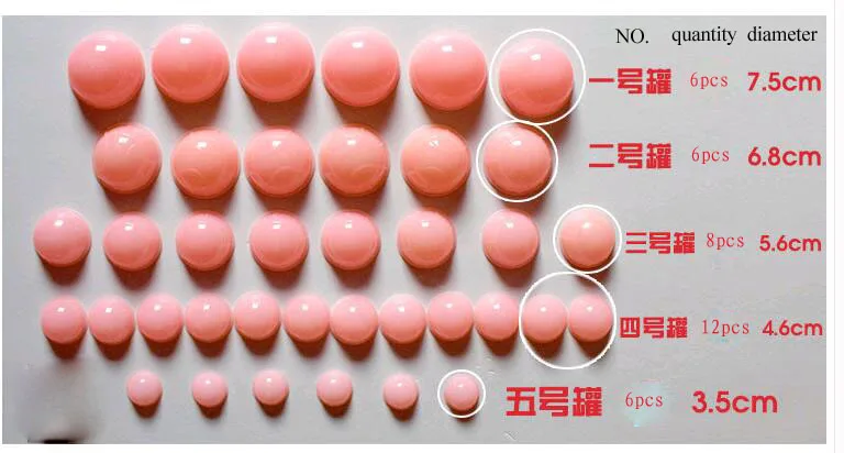 38 шт силиконовые чашки для массажа тела Очищение влажной помощник всасывание