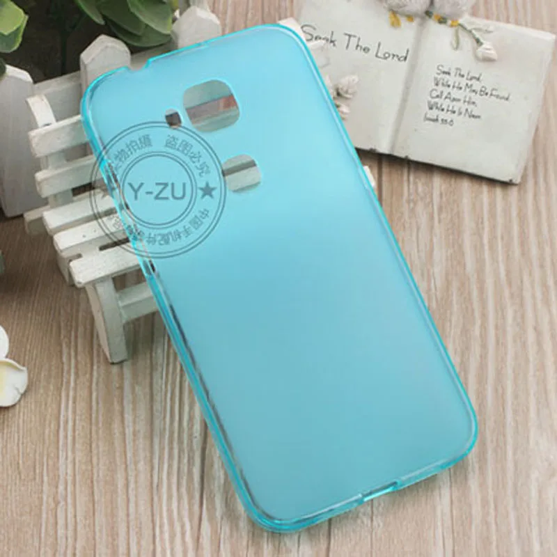Для Huawei G7 плюс Чехол 4 цвета матовая ТПУ кремния Защитная крышка телефона cace для