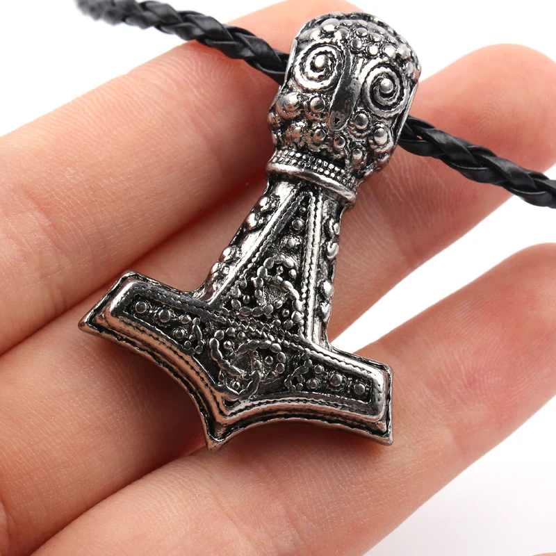 Тор ожерелье молоток MJOLNIR норвежский викинг Бог кулон Thor's Hammer мифология новые