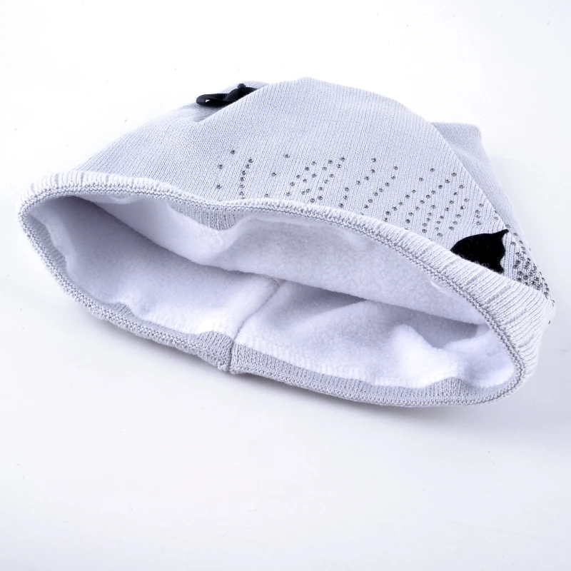 Зимние шапки для женщин, вязанная шапочка, шапка для девушек, skullies beanies, шапка с ушками, casquette femme, женские теплые шапки для женщин, gorros