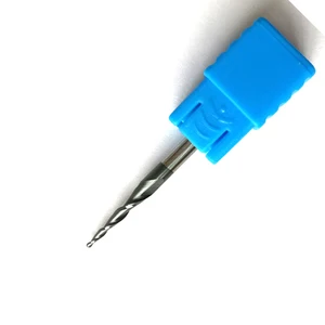 Хвостовик 15 мм X 3,175 (18 дюйма), 2 канавки, вольфрамовый твердый карбид, конические концевые фрезы, конические и конические концевые фрезы HRC55 с покрытием