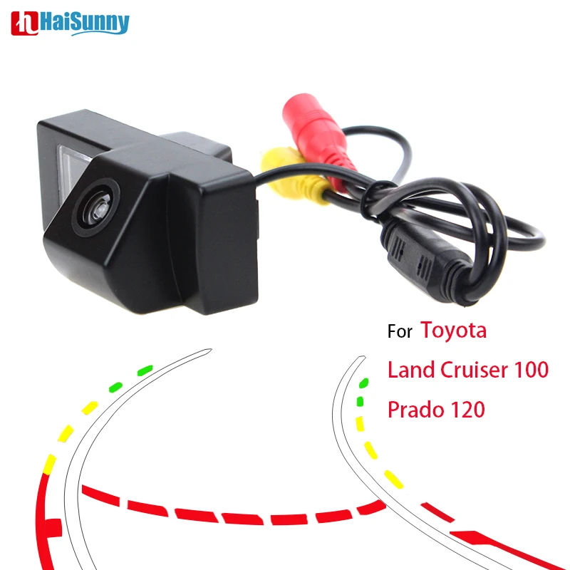 

HaiSunny Intelligent Dynamic Trajectory Tracks Rear View Camera For Toyota Land Cruiser 100 Prado 120 Reversing Backup Camera