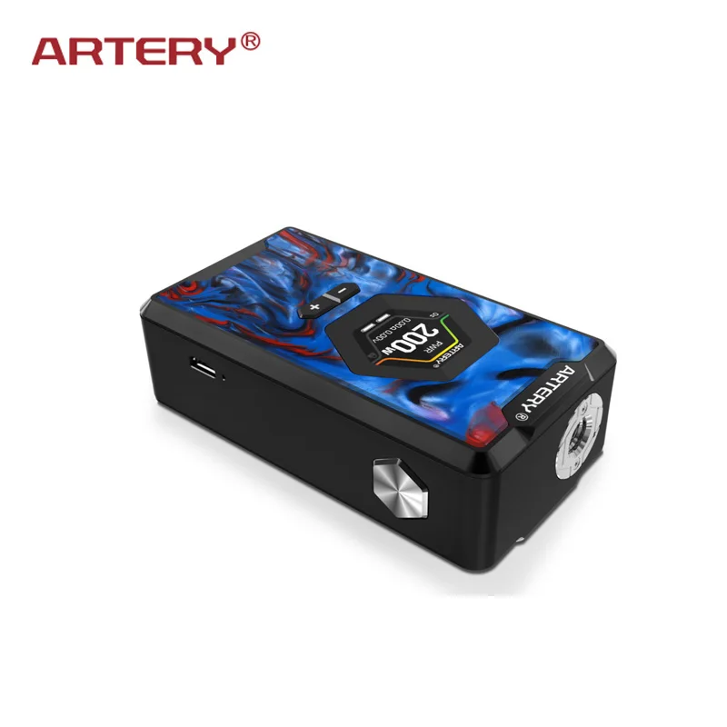 Оригинальный артерия улья TC 200 Вт коробка Vape мод питание от Двойной 18650 батареи