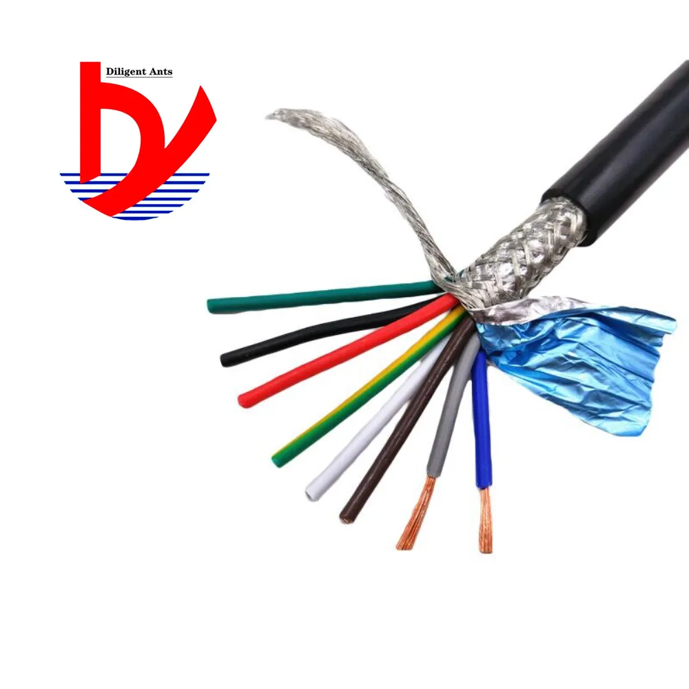 24AWG 0 2 мм2 многожильный экранированный кабель RVVP 2/3/4/5/6/7/8/10/12/14/16/20/24