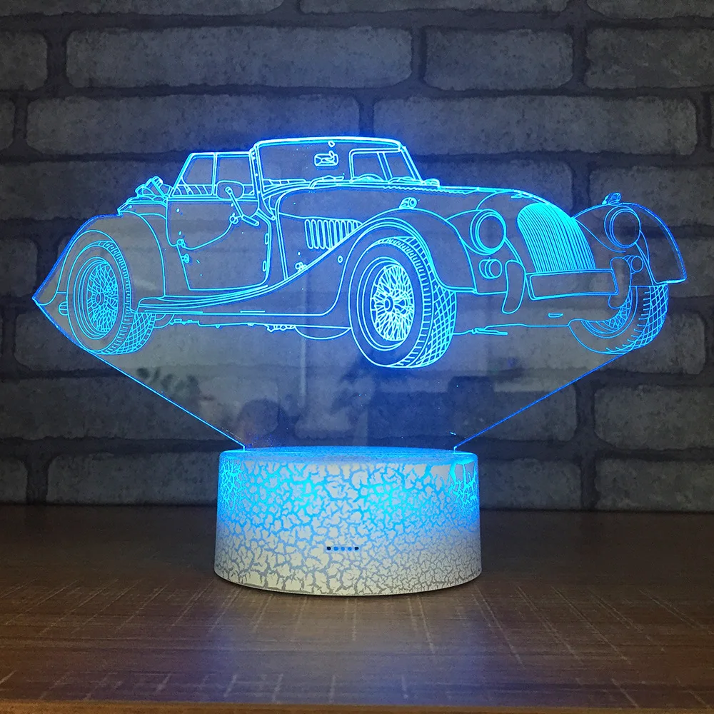 Креативные подарки 3d Маленькая ночная настольная лампа акриловые атмосферные