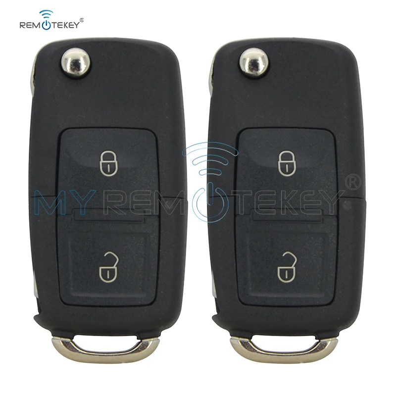 Автомобильный пульт дистанционного управления Remtekey 2 шт. для VW Volkswagen Golf Passat Polo Skoda