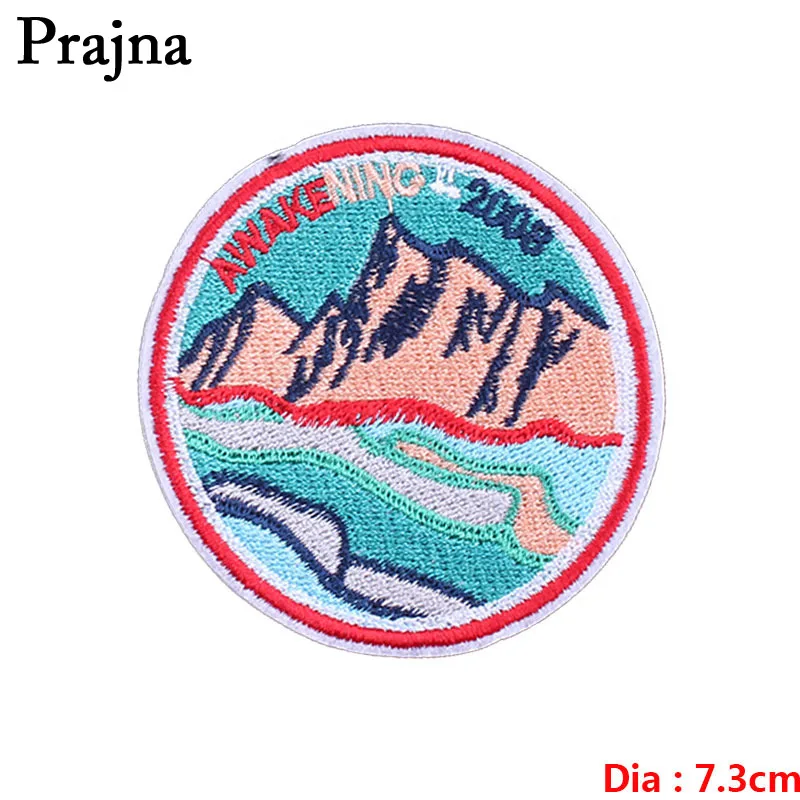 Патчи Prajna с изображением Ван Гога на открытой двери патчи вышивкой очень