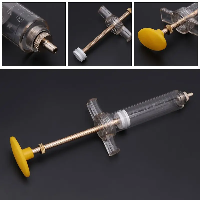 

Parrot Chick Feeder Copper Head Syringe Hose Birds Feeding Injector Supplies