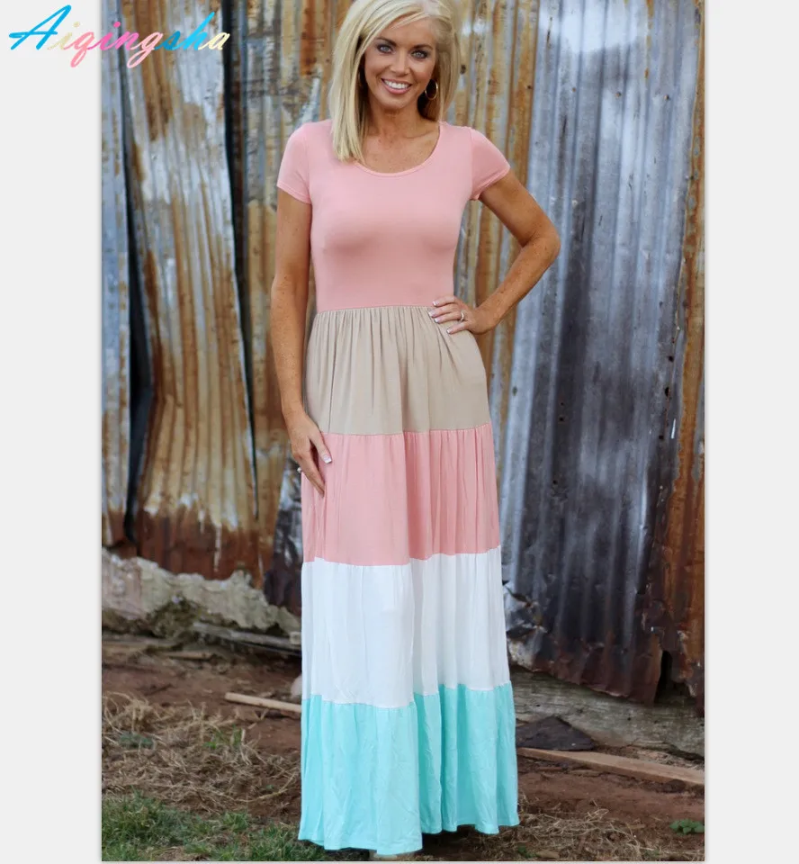 Платье для мамы и дочки вечернее пляжное платье ребенка комплекты девочек в